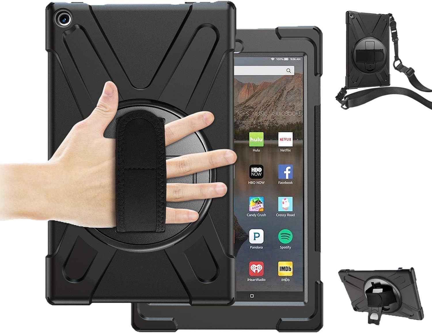 Amazon.com: Fire HD 10 Case 2019/2018/2017 Release, Heavy Duty